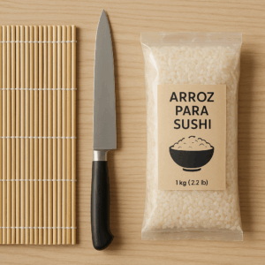 Kit para hacer sushi en casa